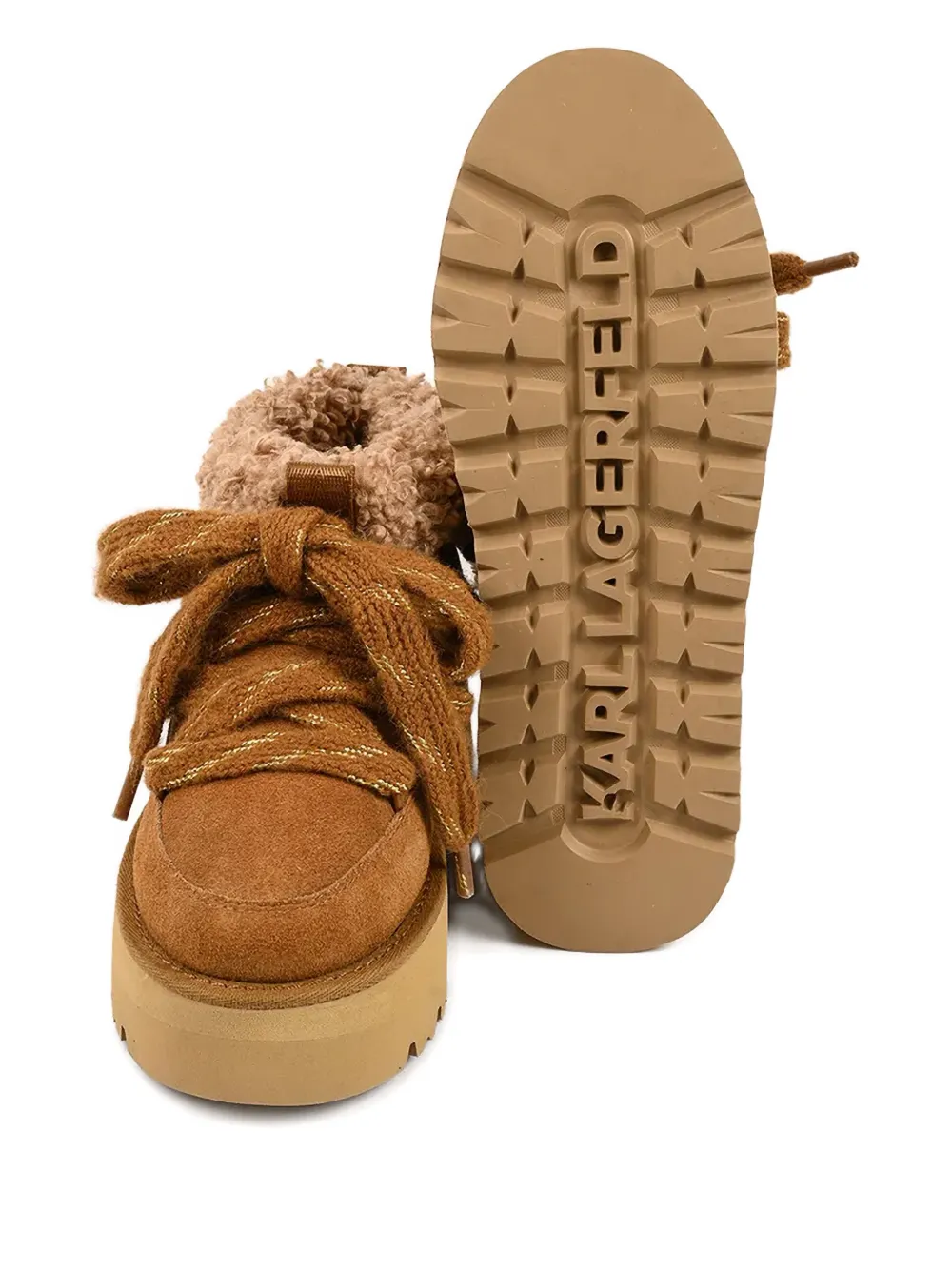 Karl Lagerfeld Skylar platform boots Bruin