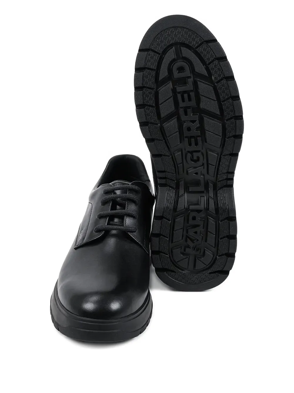 Karl Lagerfeld Magnus derby veterschoenen Zwart