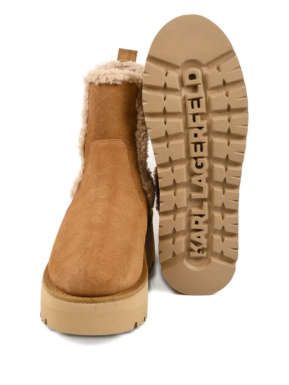 Karl Lagerfeld Skylar platform boots Bruin