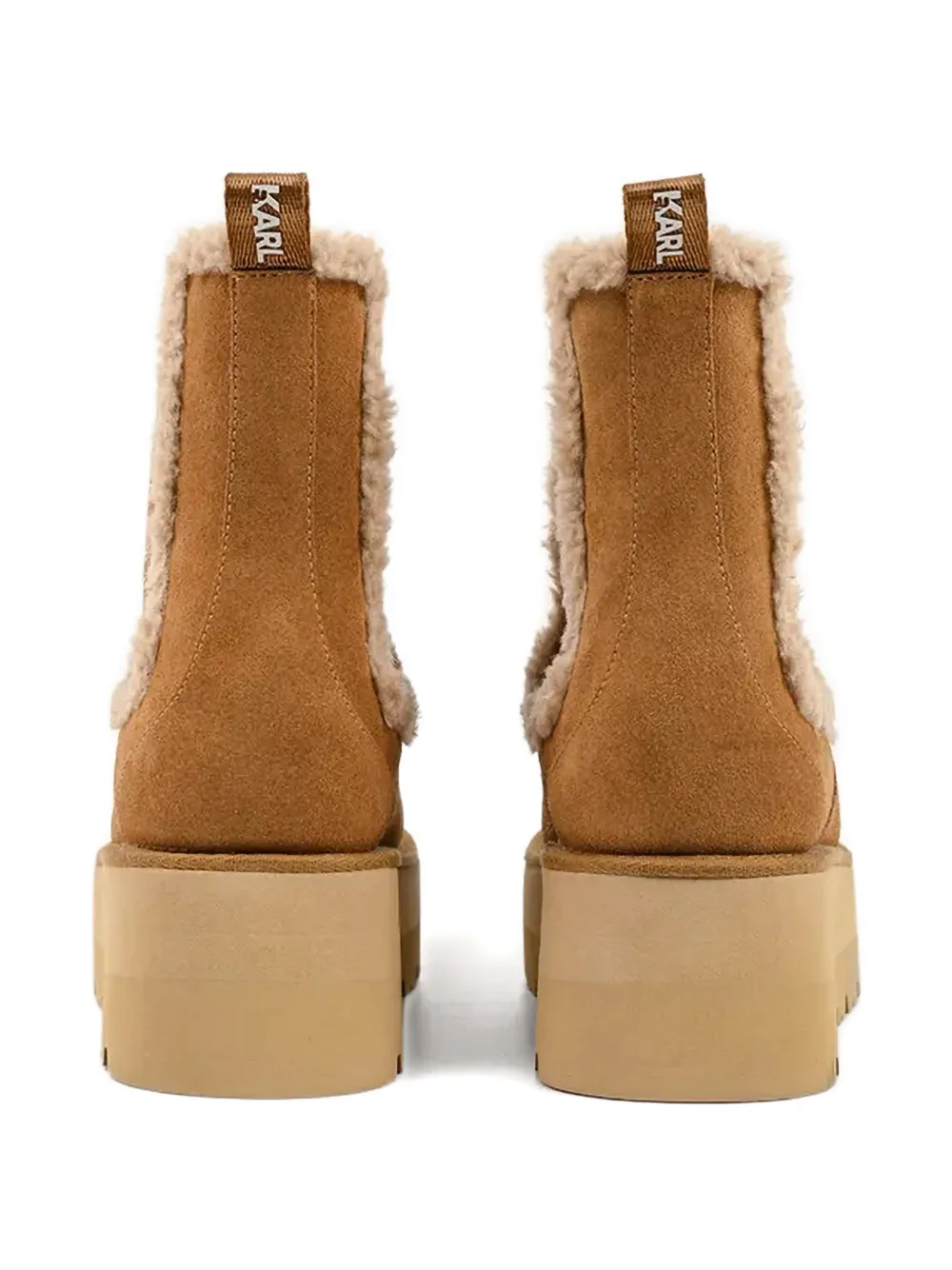 Karl Lagerfeld Skylar platform boots Bruin