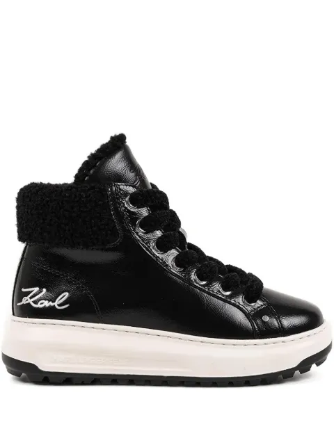Karl Lagerfeld Kapri Lug lace-up high-top sneakers