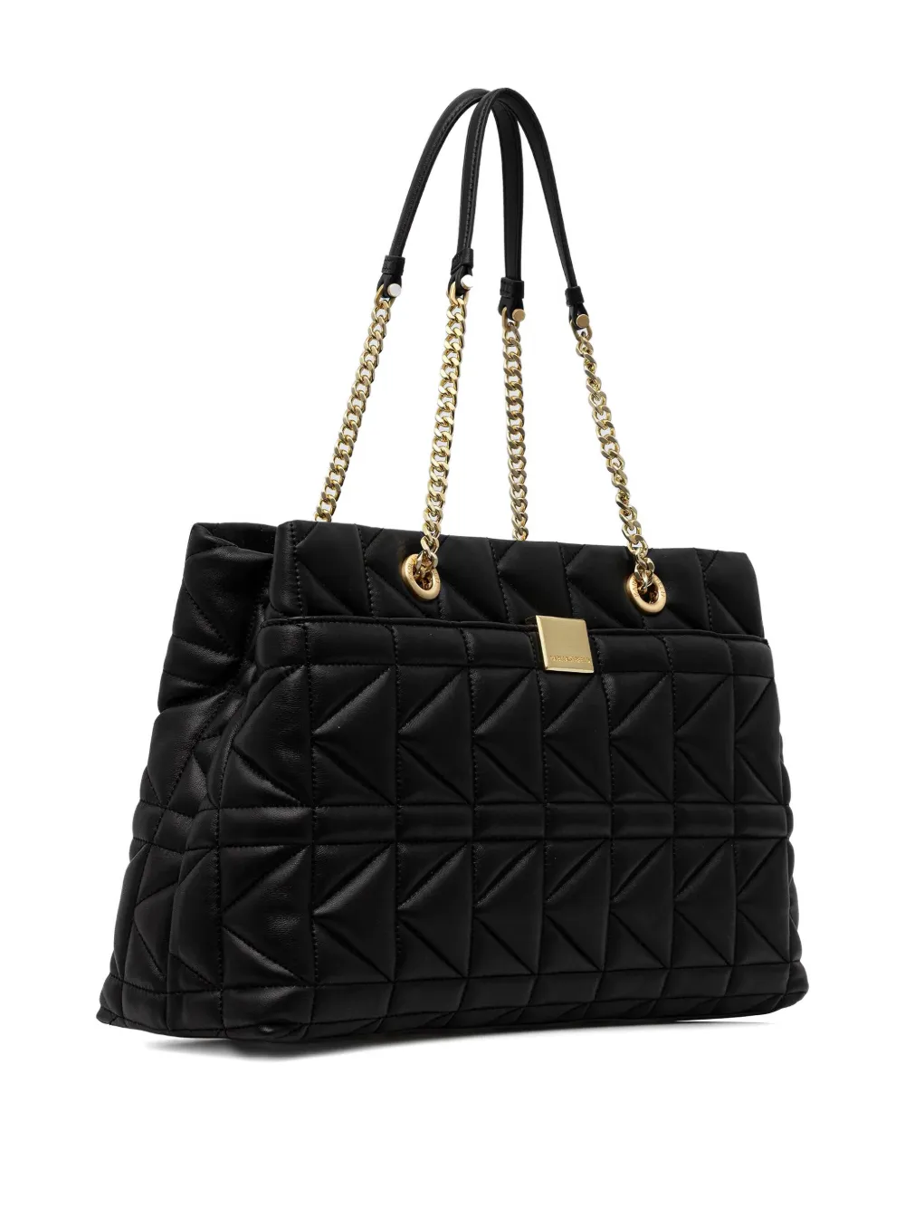 Karl Lagerfeld K/Kuilt chain-strap tote bag - Zwart