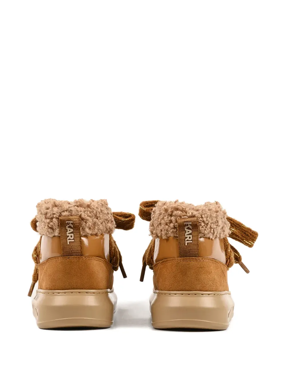 Karl Lagerfeld Kapri Kosi lace-up boots Bruin