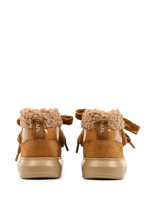 Karl Lagerfeld Kapri Kosi lace-up Boots | Brown | FARFETCH GE display picture 3