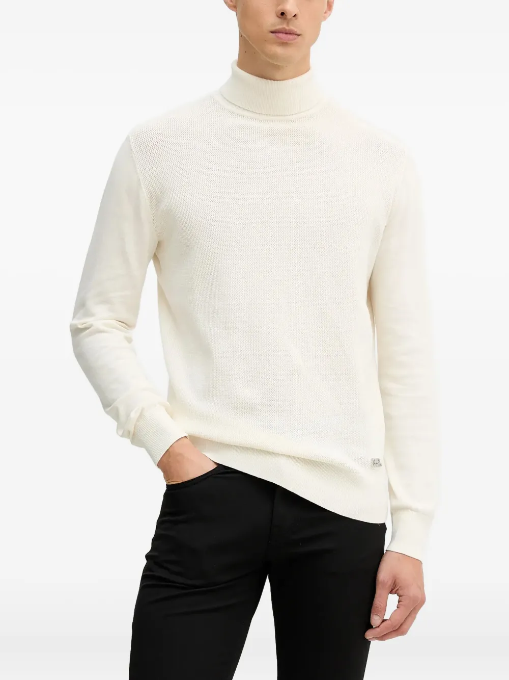 Karl Lagerfeld turtleneck sweater | blanc | Image 1