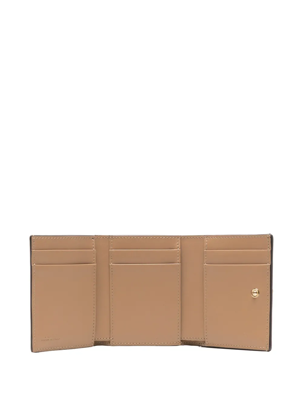 Fendi Mini Tri-fold Wallet In Brown