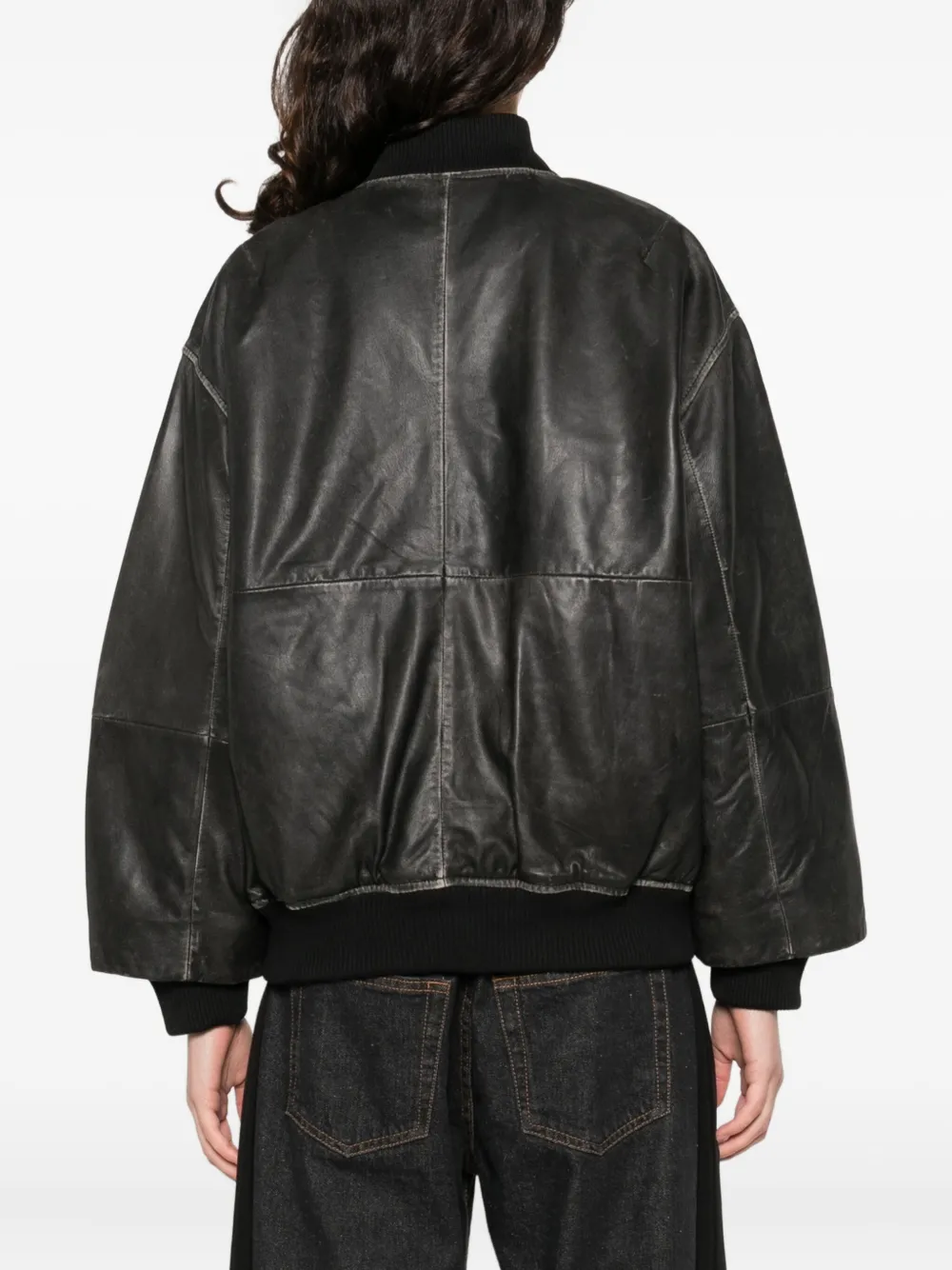 Bully Leather Jacket In Multi