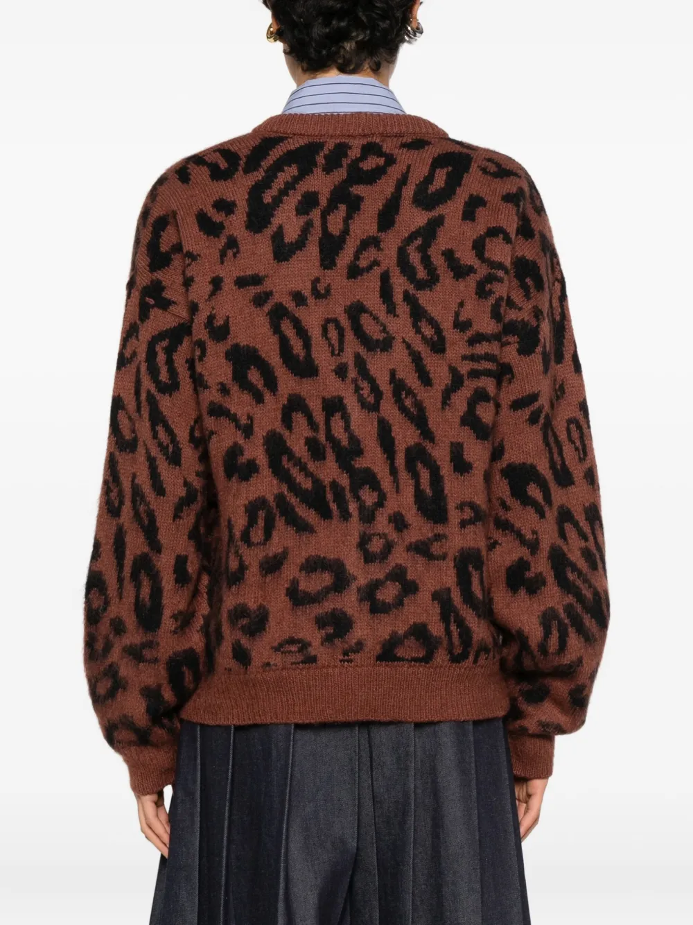 Marsēm Animal-pattern Cardigan In Multi