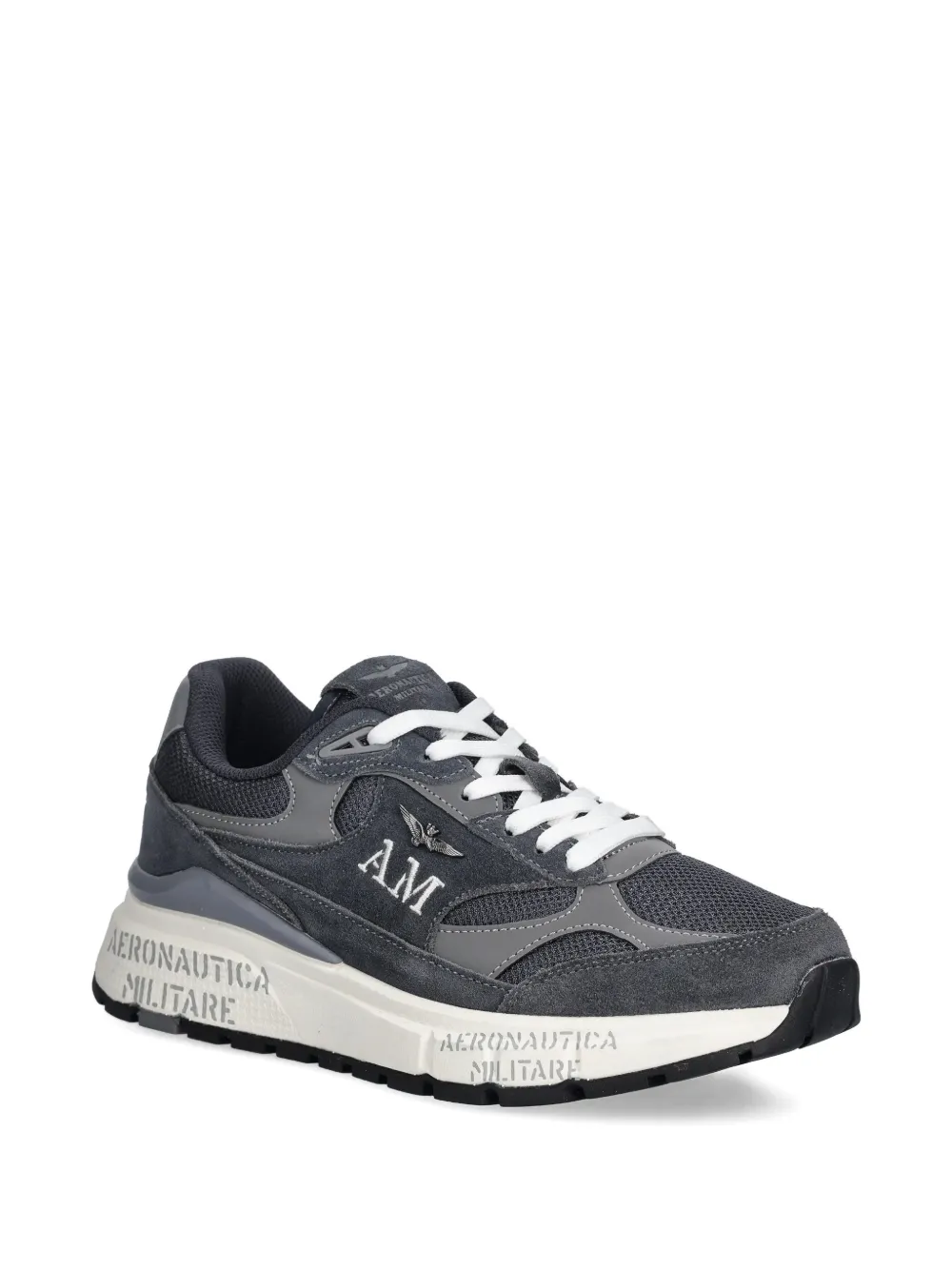Aeronautica Militare Sneakers met logo Grijs