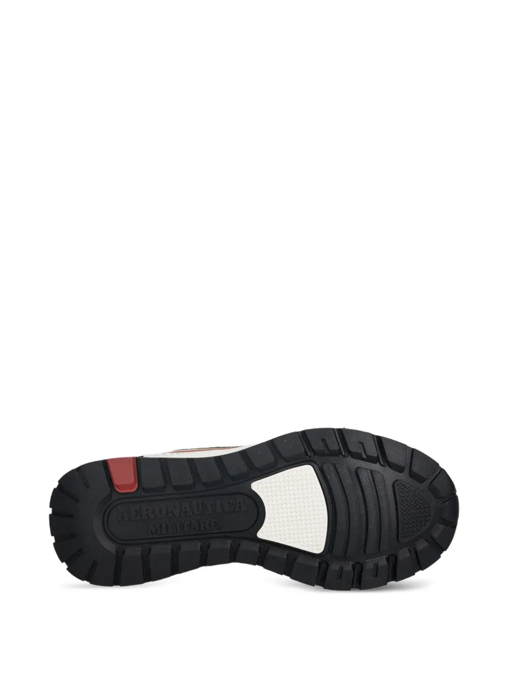 Aeronautica Militare Sneakers met logo-applicatie Groen