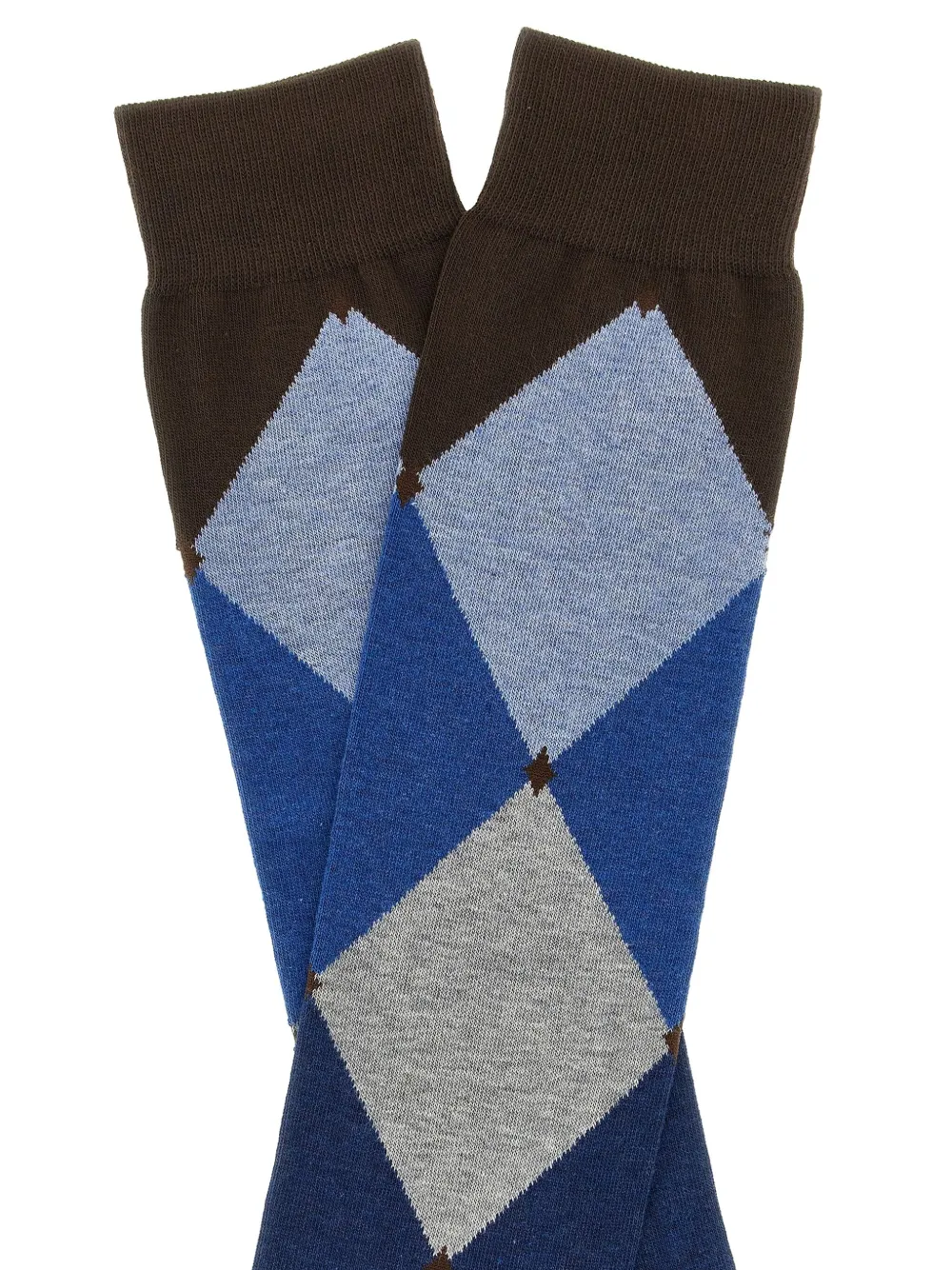 Ballantyne Diamond-pattern Socks In Multi