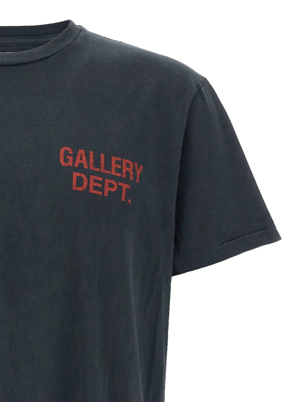 Gallery Dept. Graphic Print Crew Neck T-shirt In Black