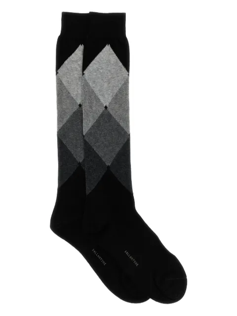 Ballantyne diamond-patterned socks