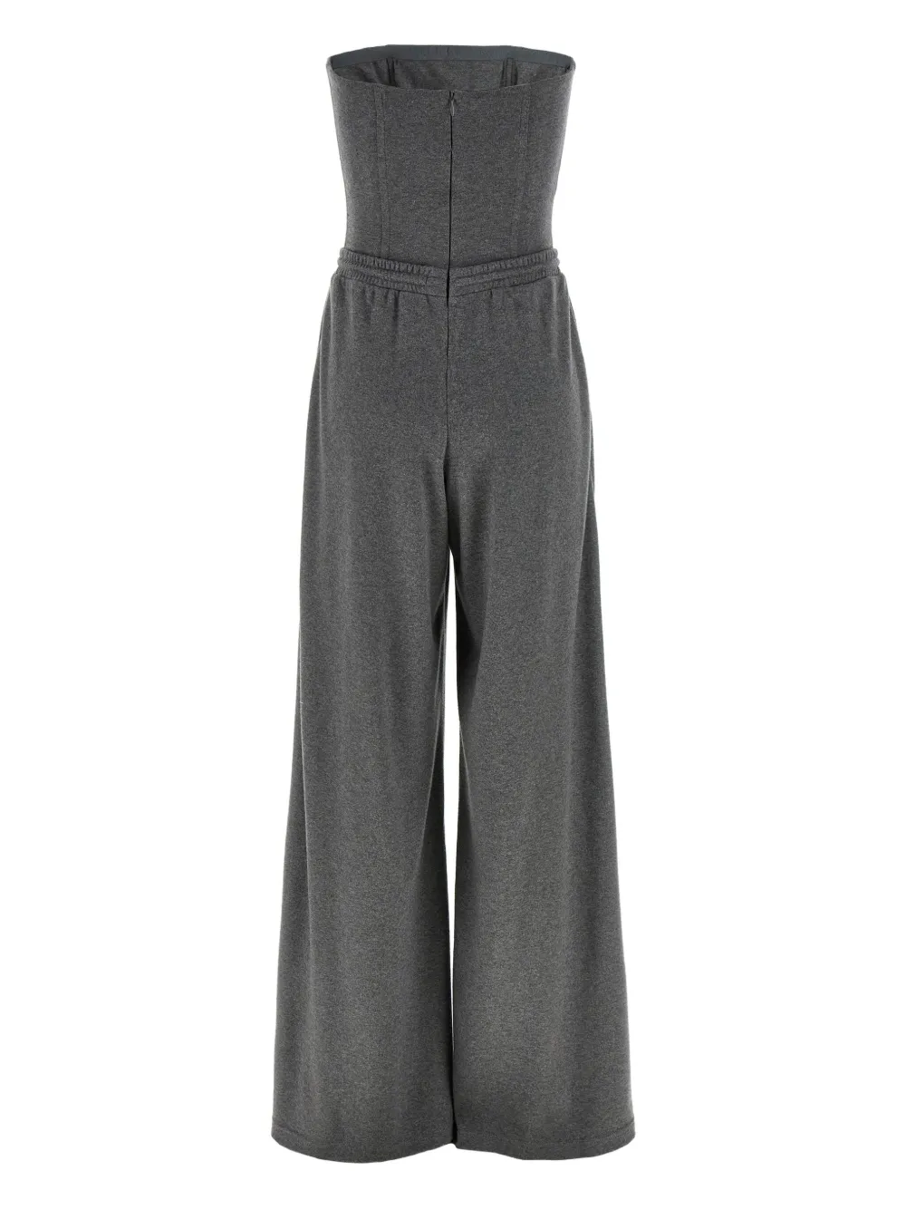 Giovanni Bedin Corset-detail Jumpsuit In Gray
