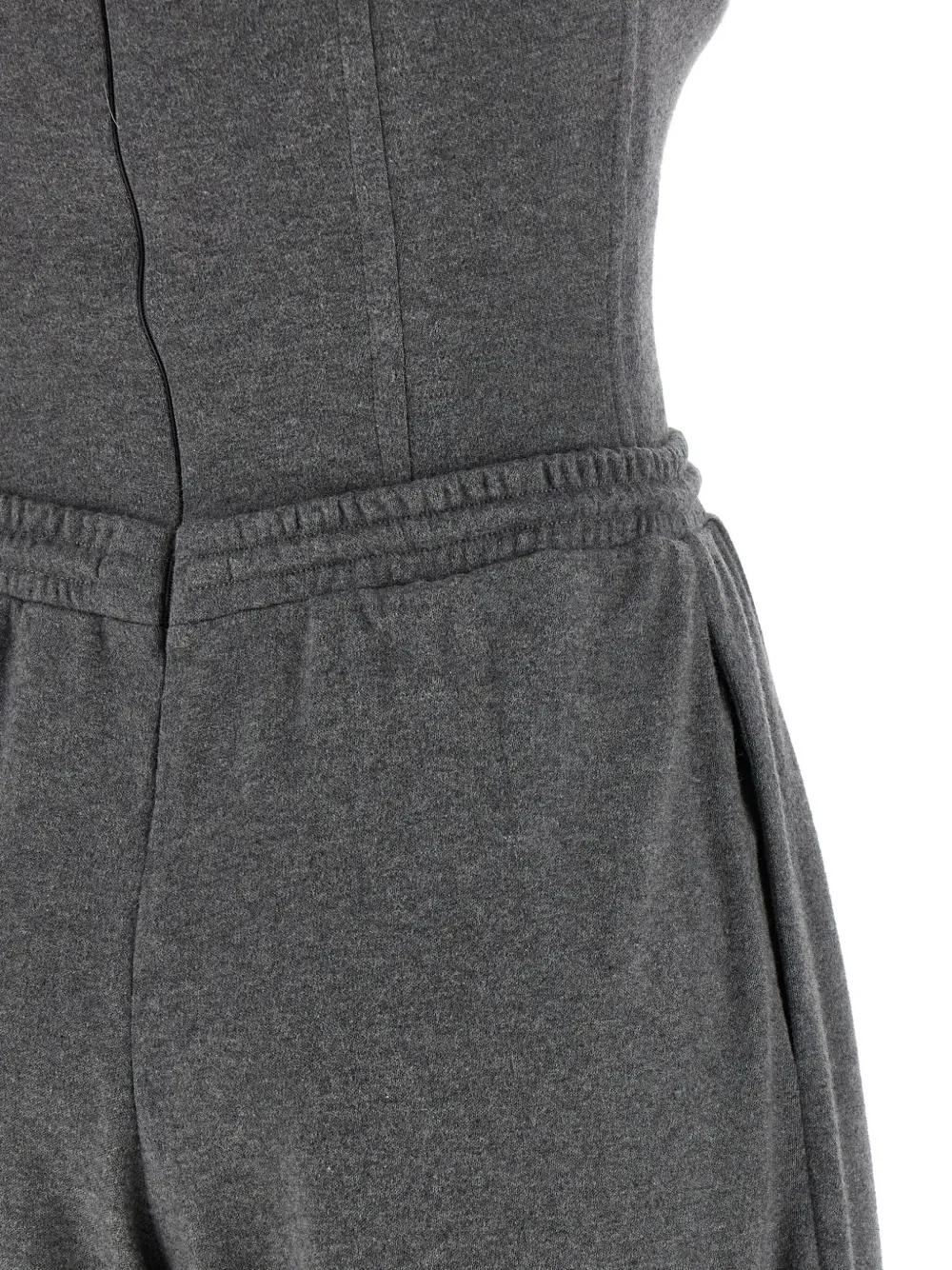 Giovanni Bedin Corset-detail Jumpsuit In Gray