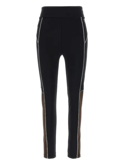 FENDI contrast-stitching leggings