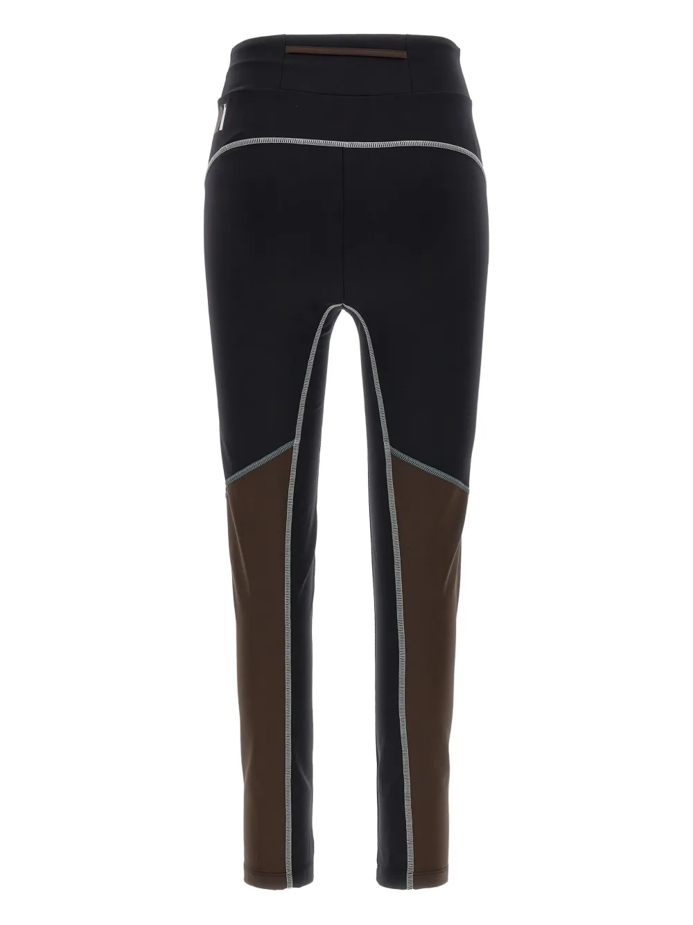 FENDI contrast-stitching leggings - Zwart