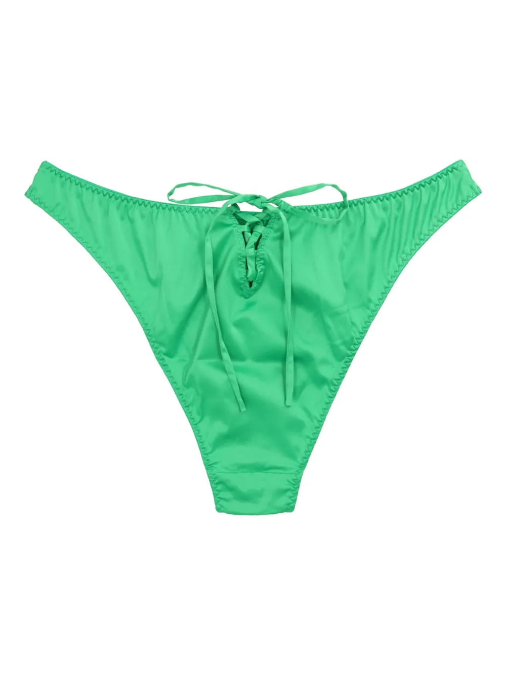 Love Stories Firecraker lacing-detail briefs - Groen