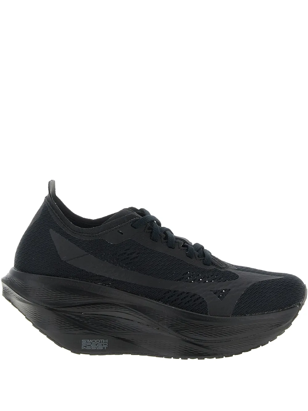 Comme Des Garçons X Mizuno Wave Rebellion Pro 3 Openwork Sneakers In Black