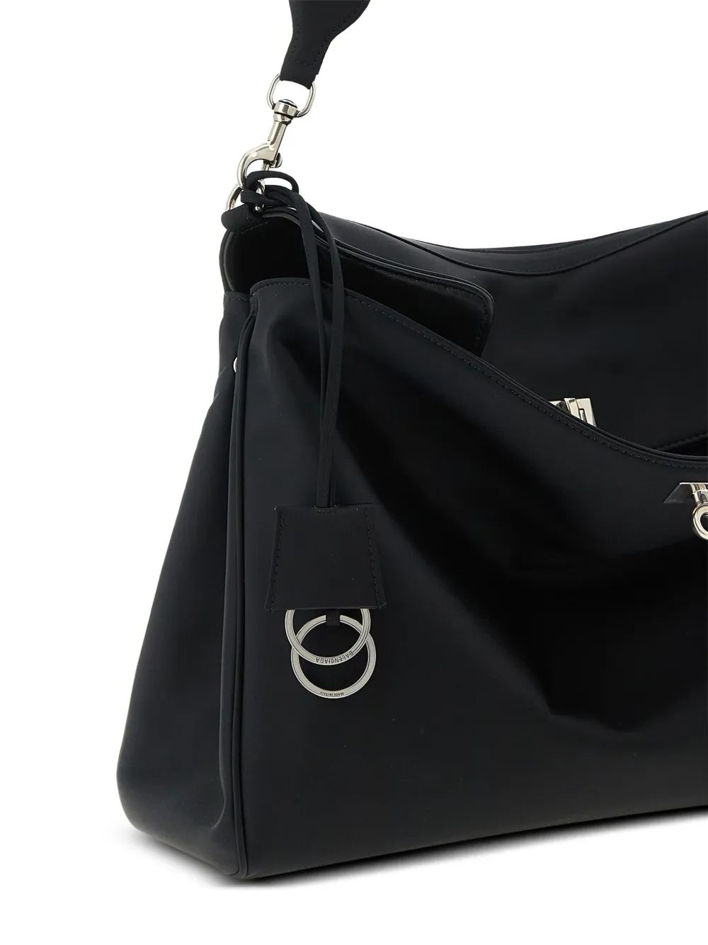 Balenciaga Rodeo medium schoudertas met ringlabel Zwart