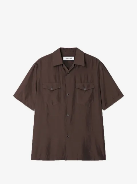 TONYWACK buttoned flap-pocket shirt