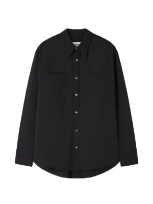 Studio Nicholson Mylo Denim Shirt | Black | FARFETCH BH