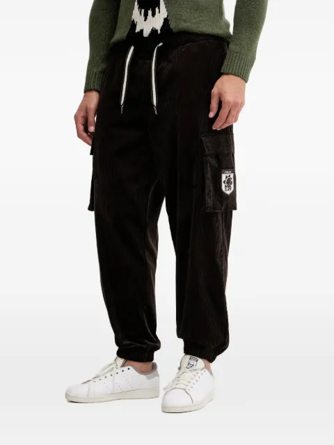 Ea7 Emporio Armani pantalones de pana con bolsillo