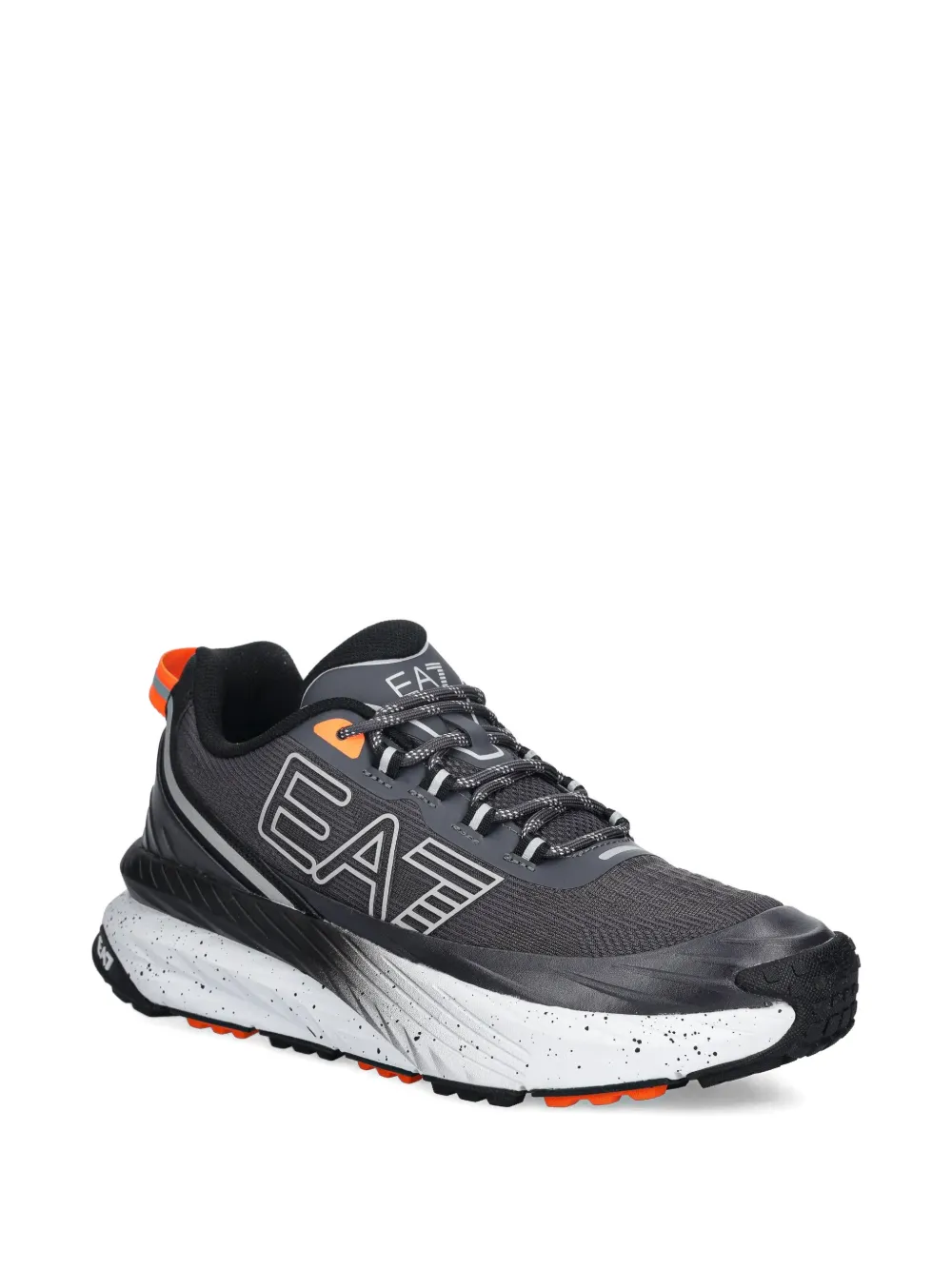 Ea7 Emporio Armani logo-print chunky sneakers Grijs