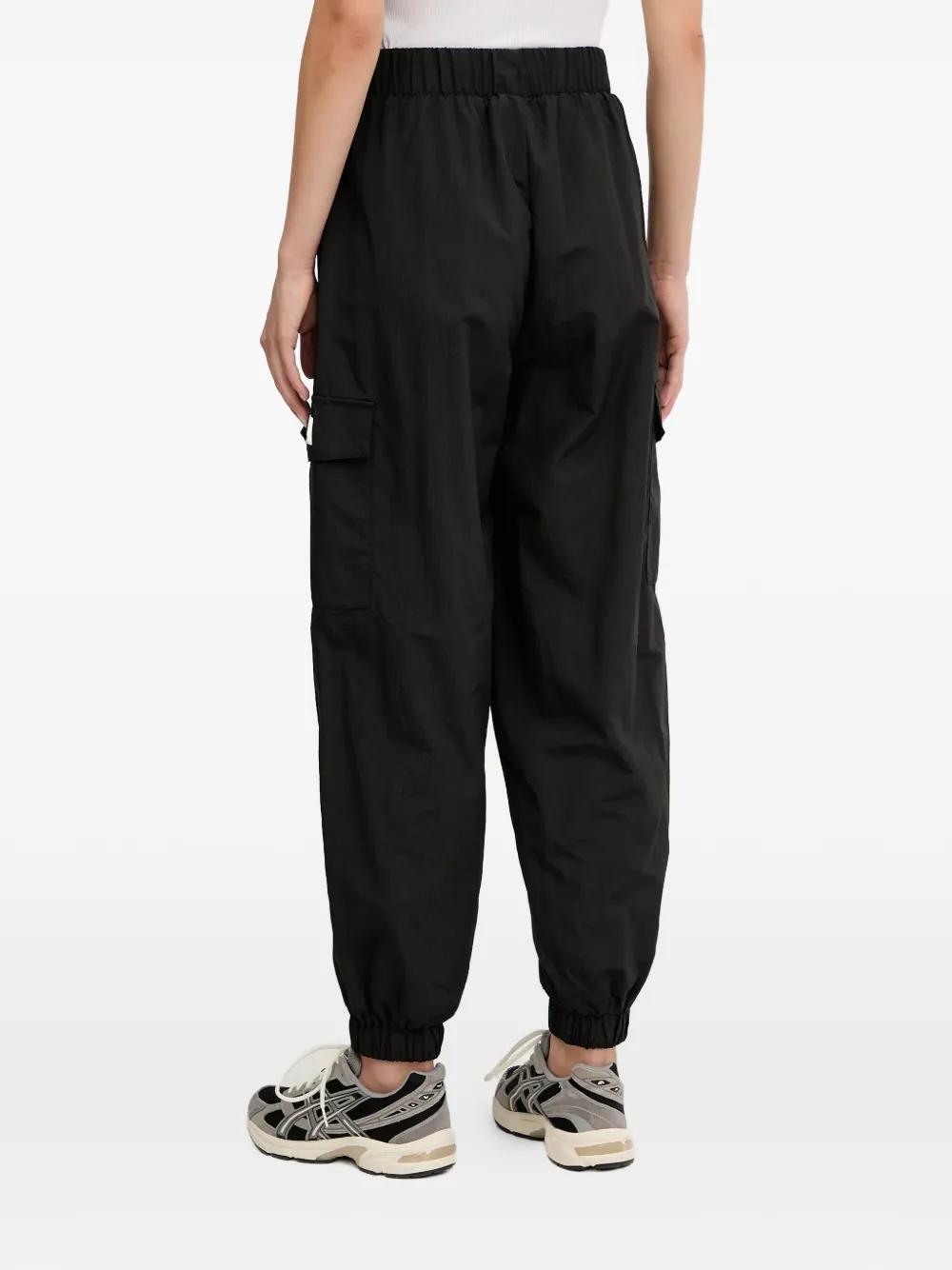 Ea7 Logo-patch Track Pants In Multi