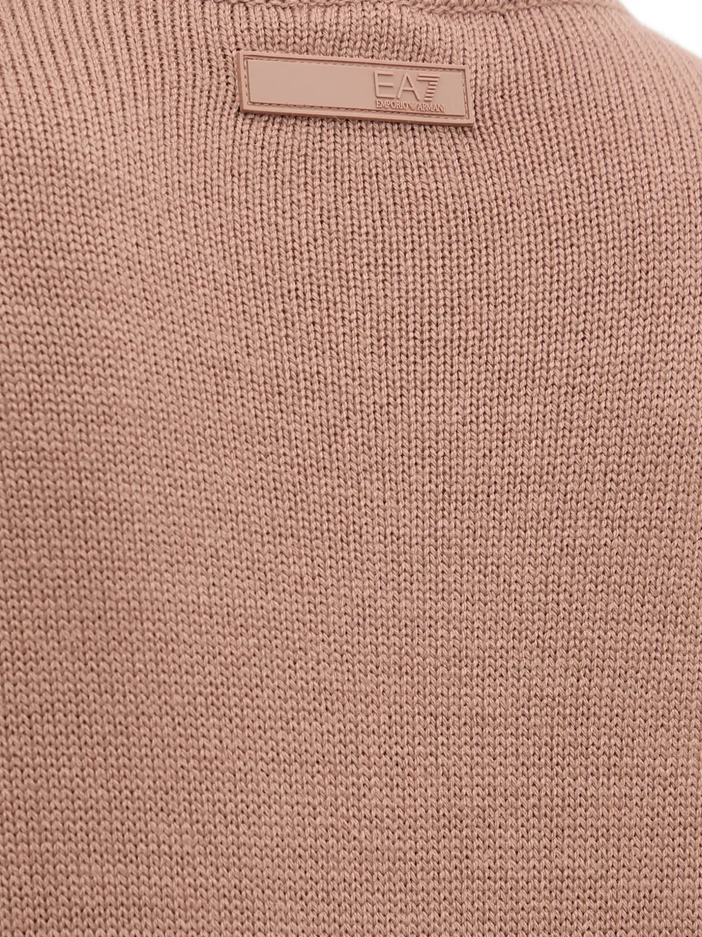 Ea7 Wool Blend Sweater In Brown