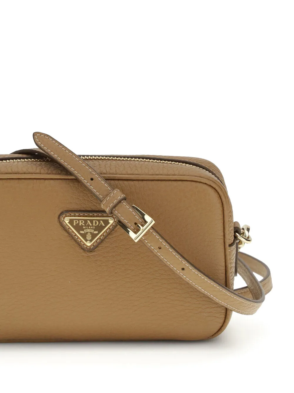Prada Leren tas Beige