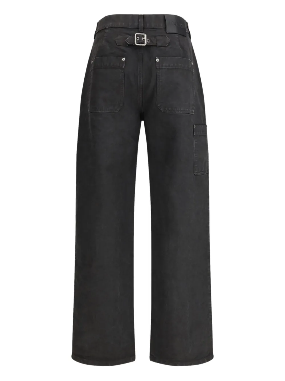 LOEWE belted pocket trousers - Grijs