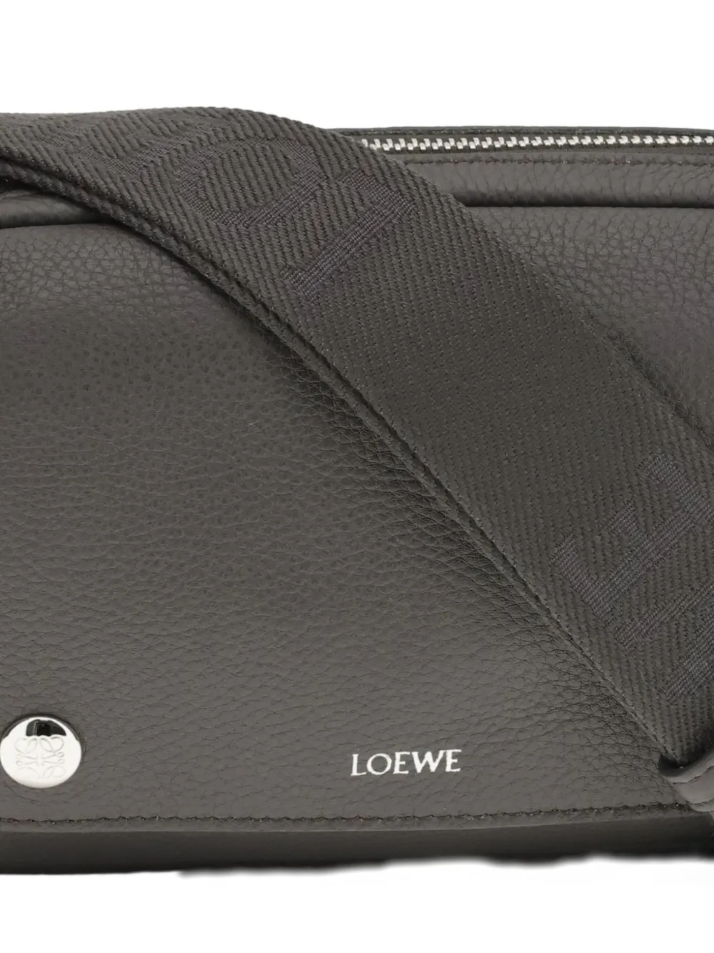 LOEWE Small Pebble Shoulder Bag Grijs
