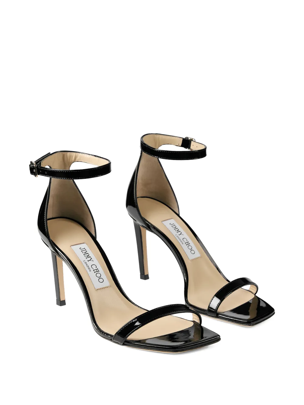 Jimmy Choo 85 mm Alva sandalen Zwart