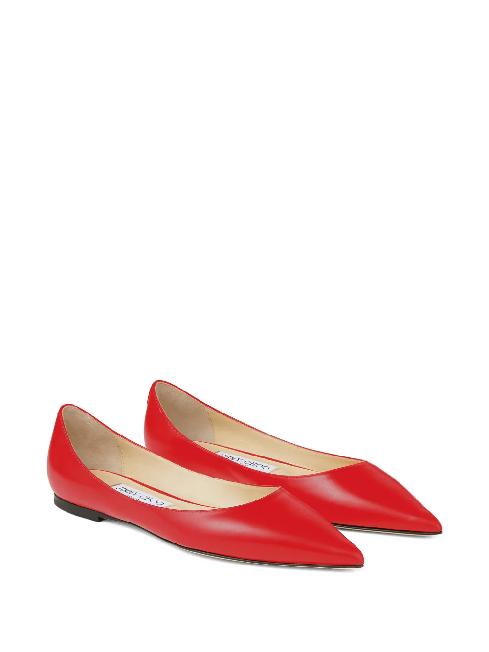 Jimmy Choo Love Flat Pumps | Red | FARFETCH