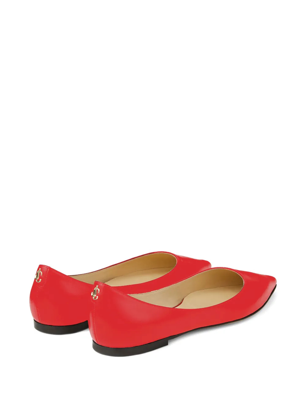 Jimmy Choo Love Flat Pumps | Red | FARFETCH