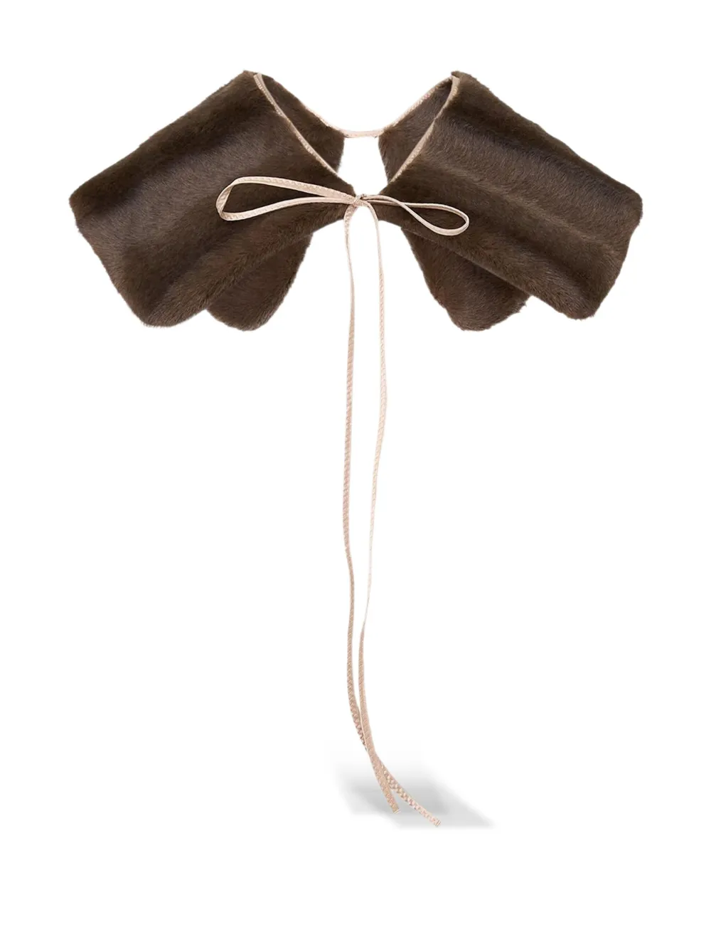 Nº21 cuello con moño | marrón | Image 1