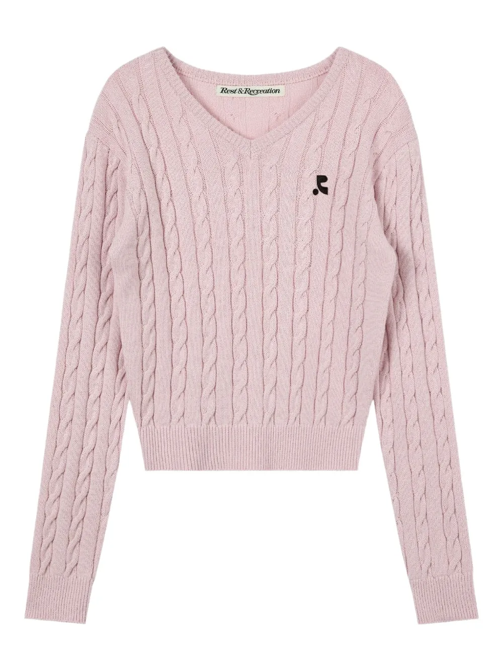 Rest&recreation V-neck Sweater In Pink