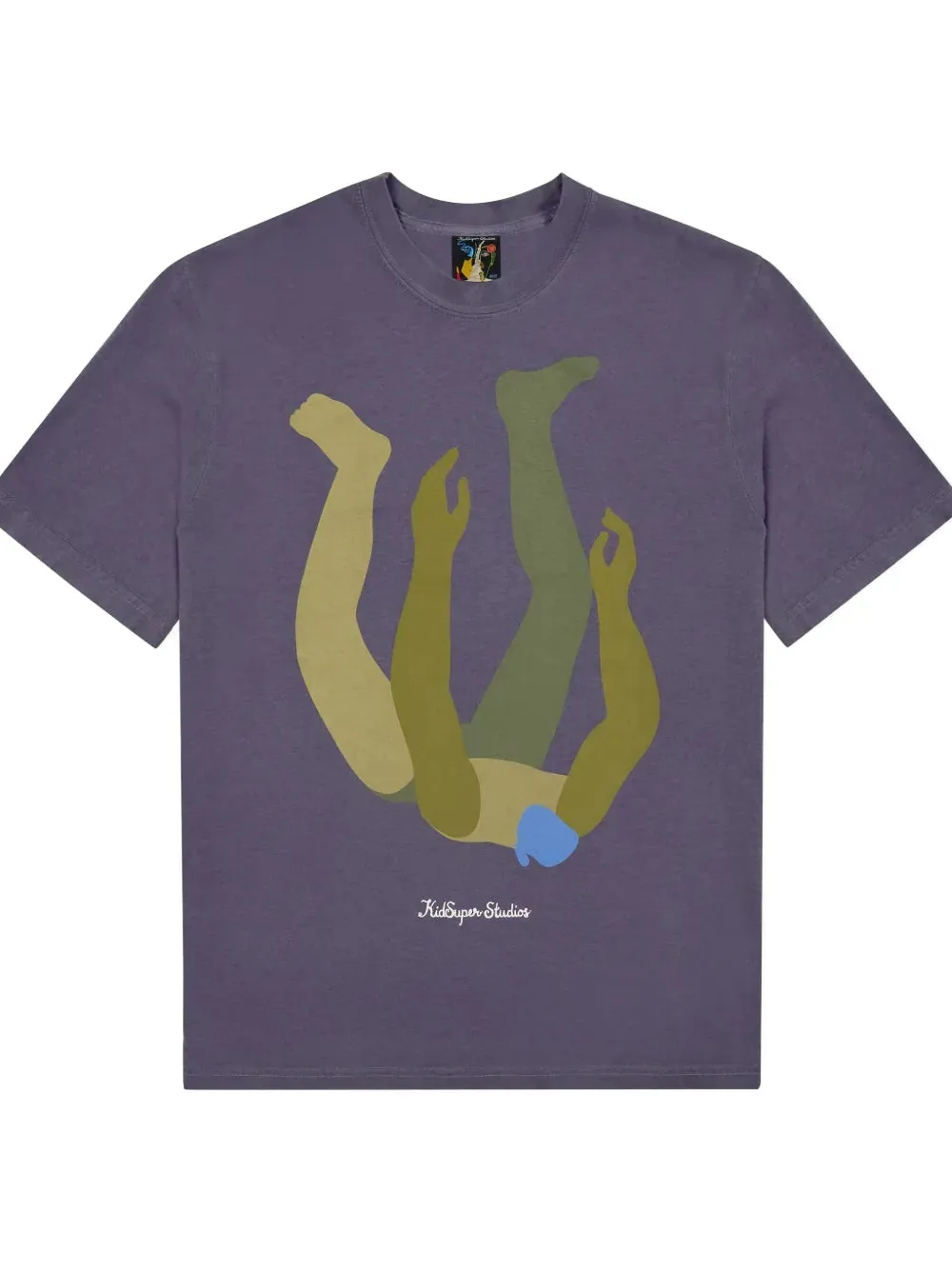 KidSuper Falling Man T-shirt - Paars