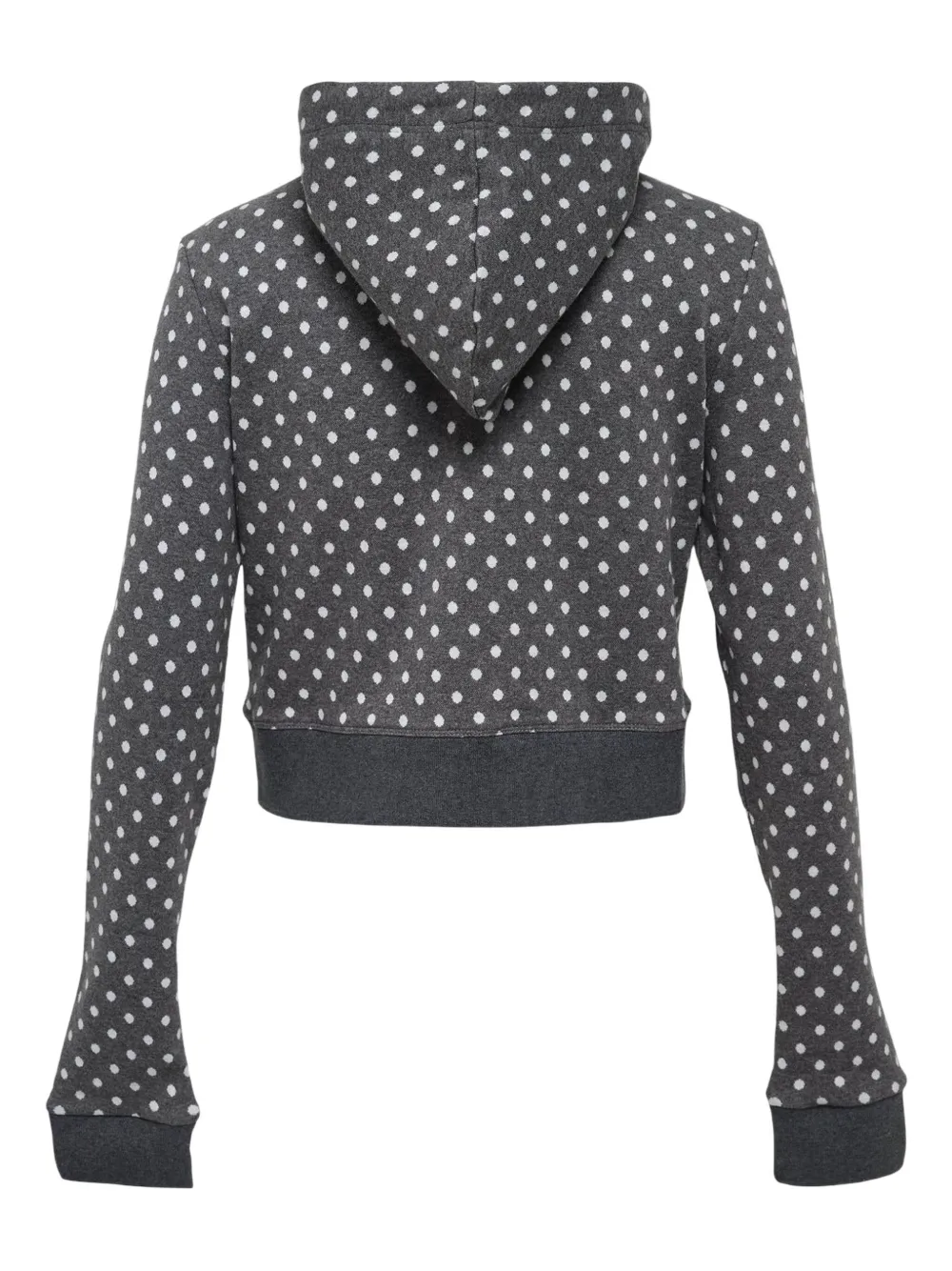 Rokh Broken zip-up hoodie - Grijs