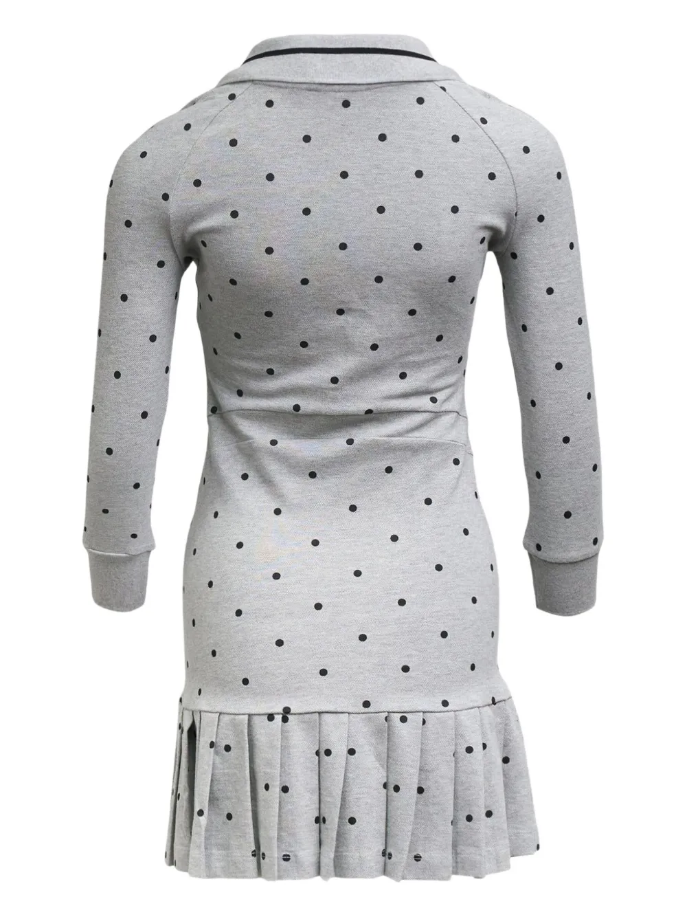 Ashley Williams Amelia long-sleeve polka-dot mini dress - Grijs