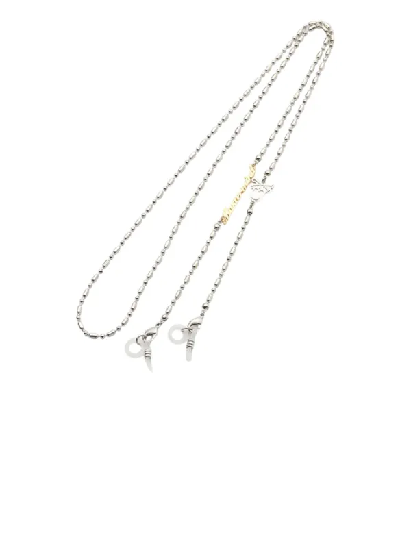 Mastermind Japan ビーズ メガネチェーン | シルバートーン | FARFETCH JP