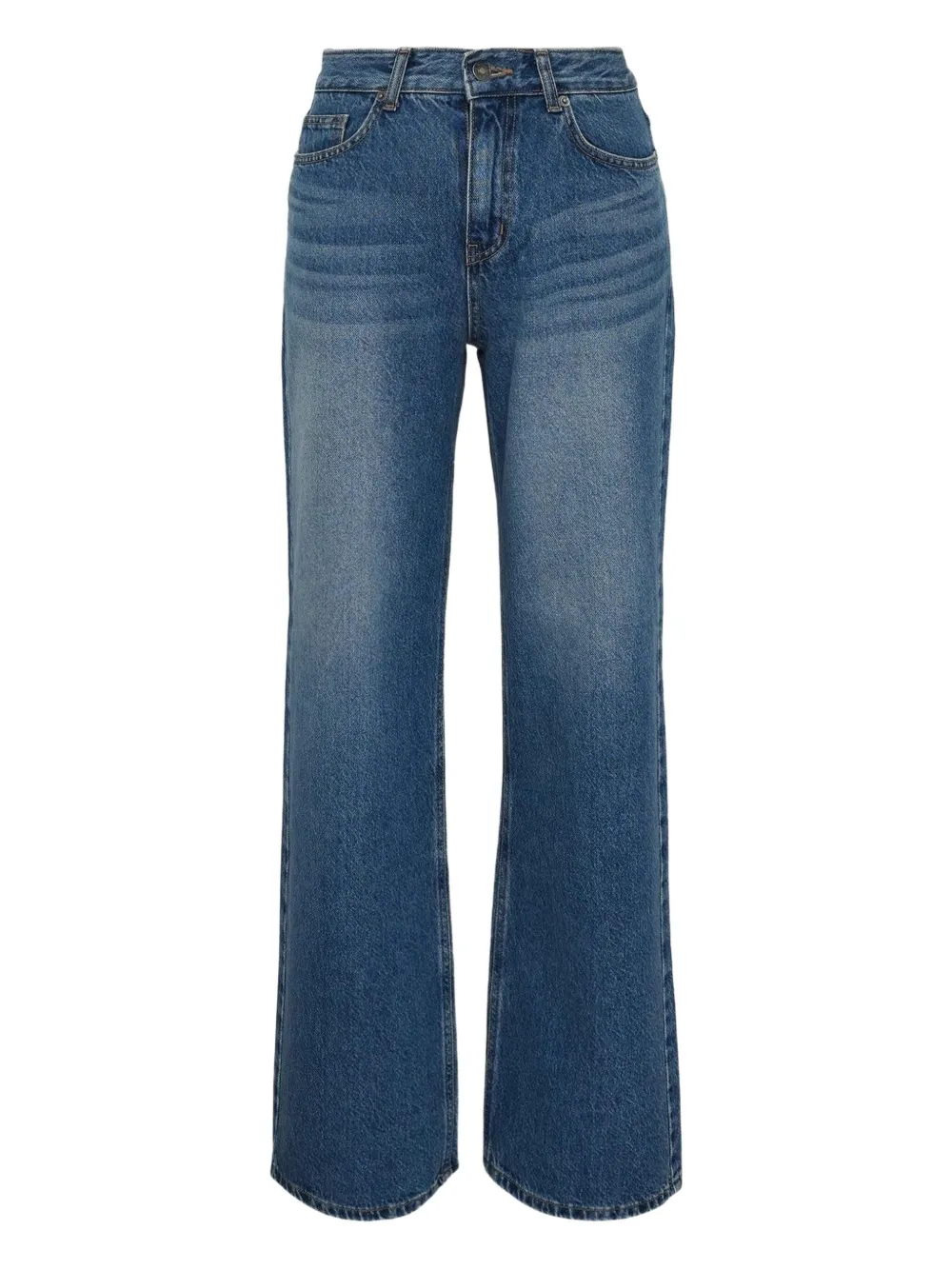 Mmam Logo-patch Jeans In Blue