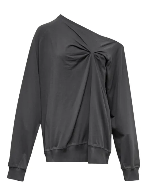 Hache twisted long-sleeve top