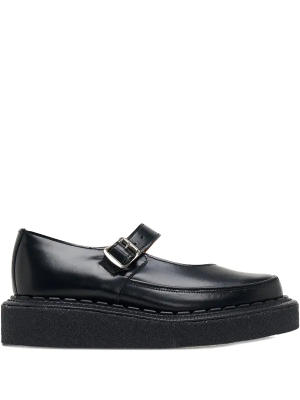 COMME des GARÇONS ブラックバレエシューズ風 Comme Des Garçons Girl George Cox フラットシューズ | ブラック