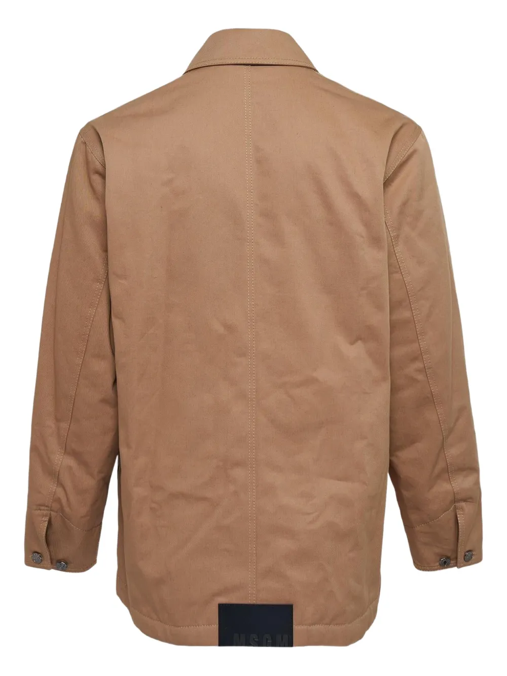 Msgm Printed Shirt Jacket In Multi