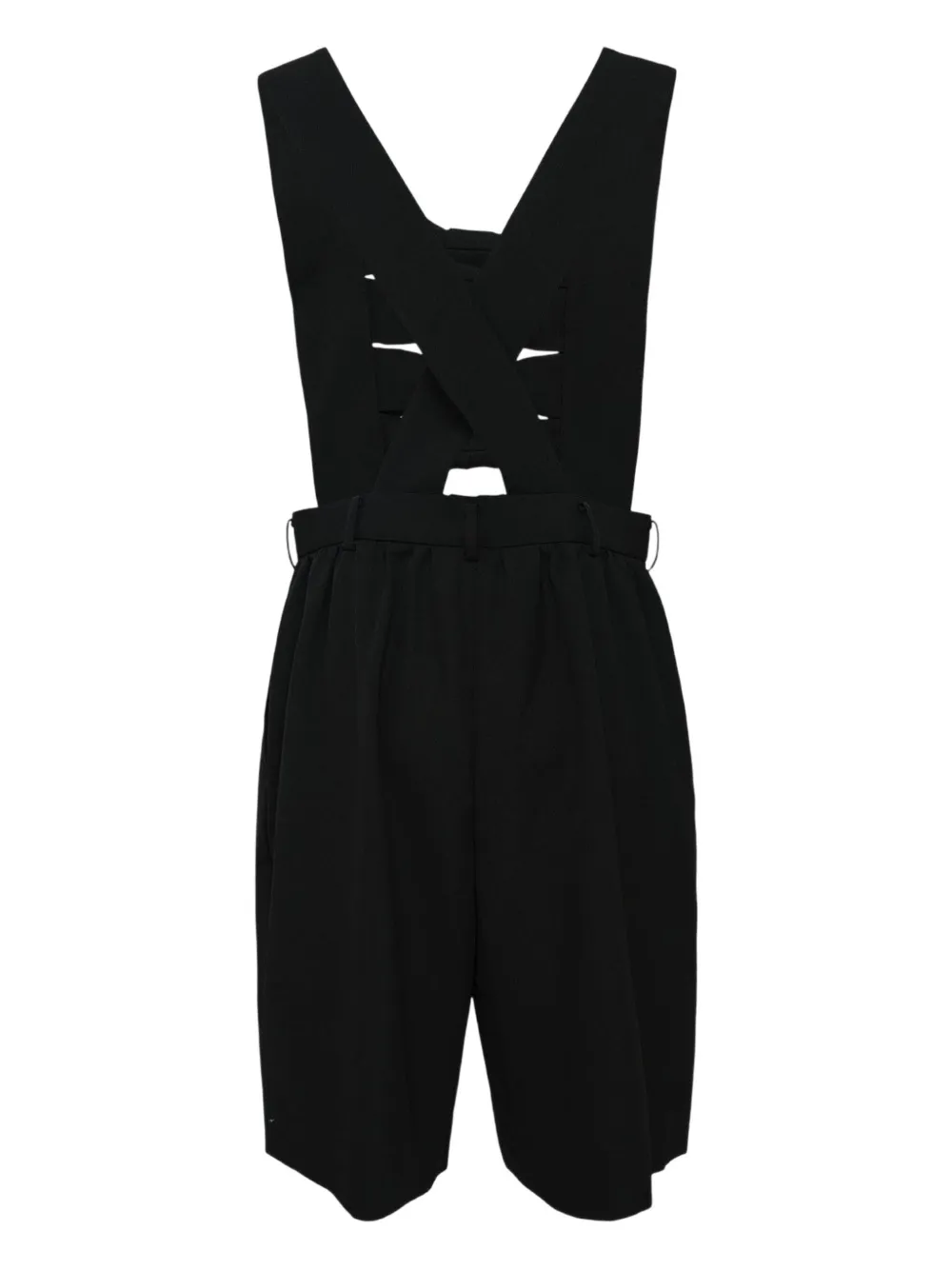 Comme Des Garçons Girl ribbon pinafore - Zwart