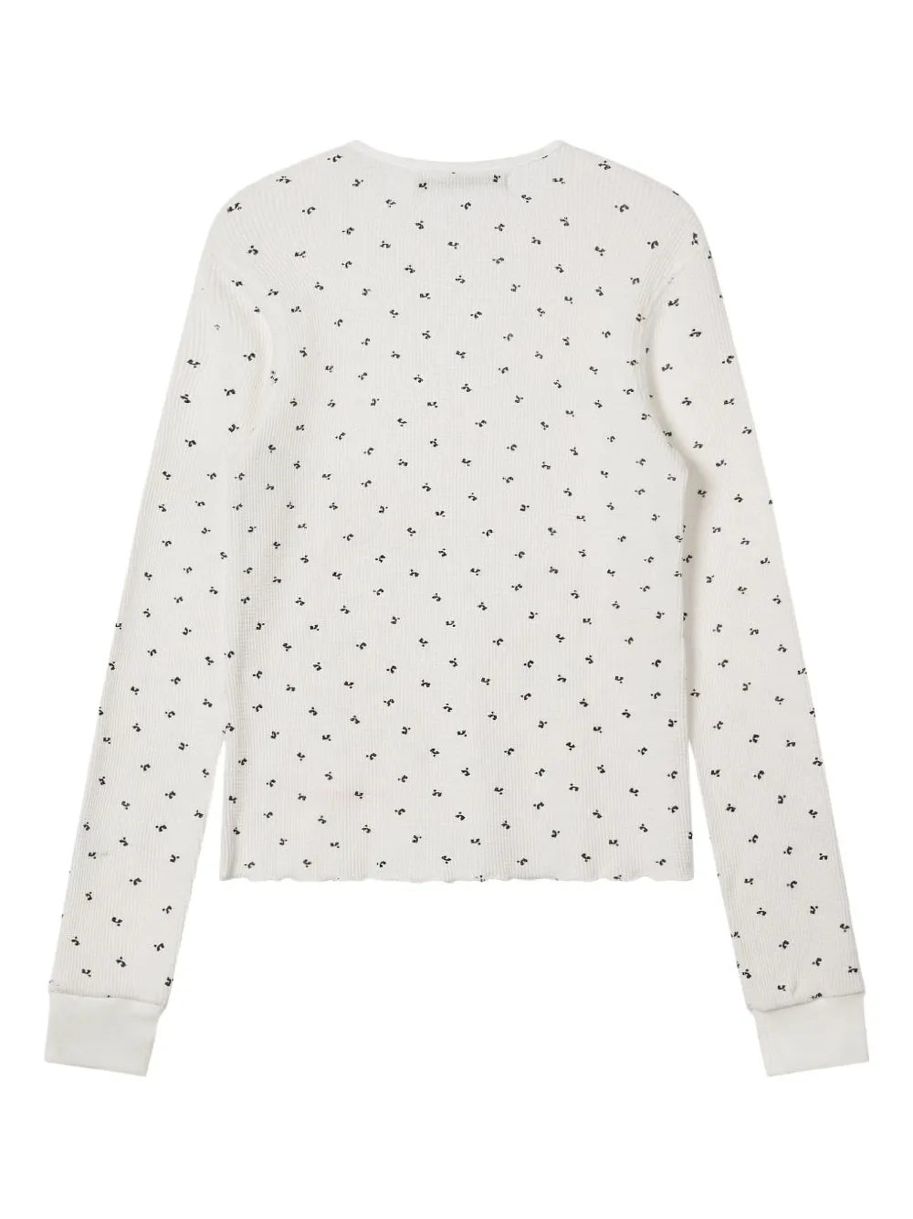 Rest&recreation Logo Pattern Waffle Top In White