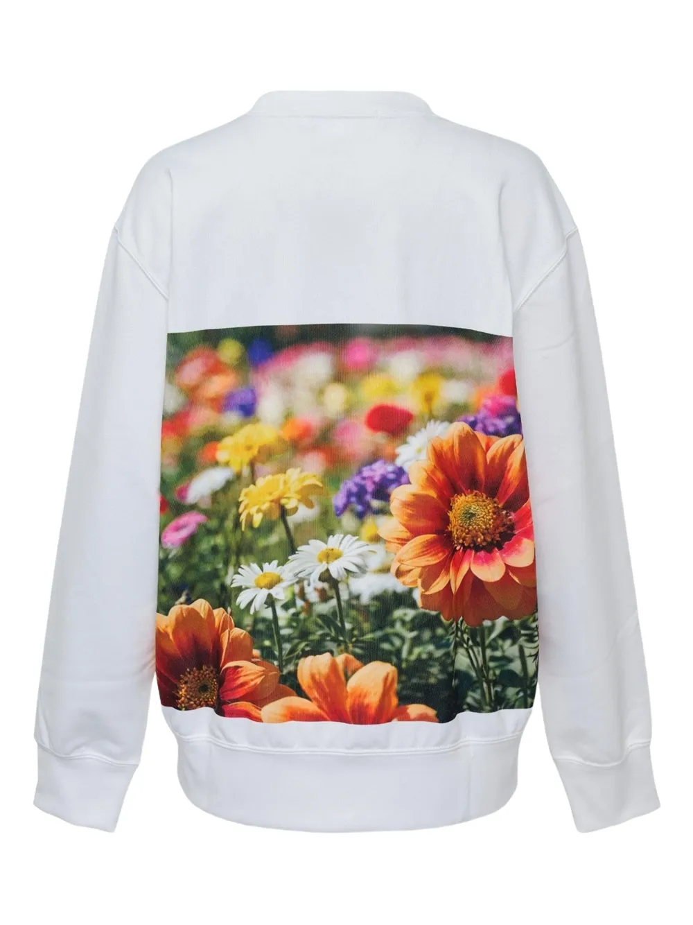 Comme Des Garçons Comme Des Garçons Trui met bloemenprint Wit