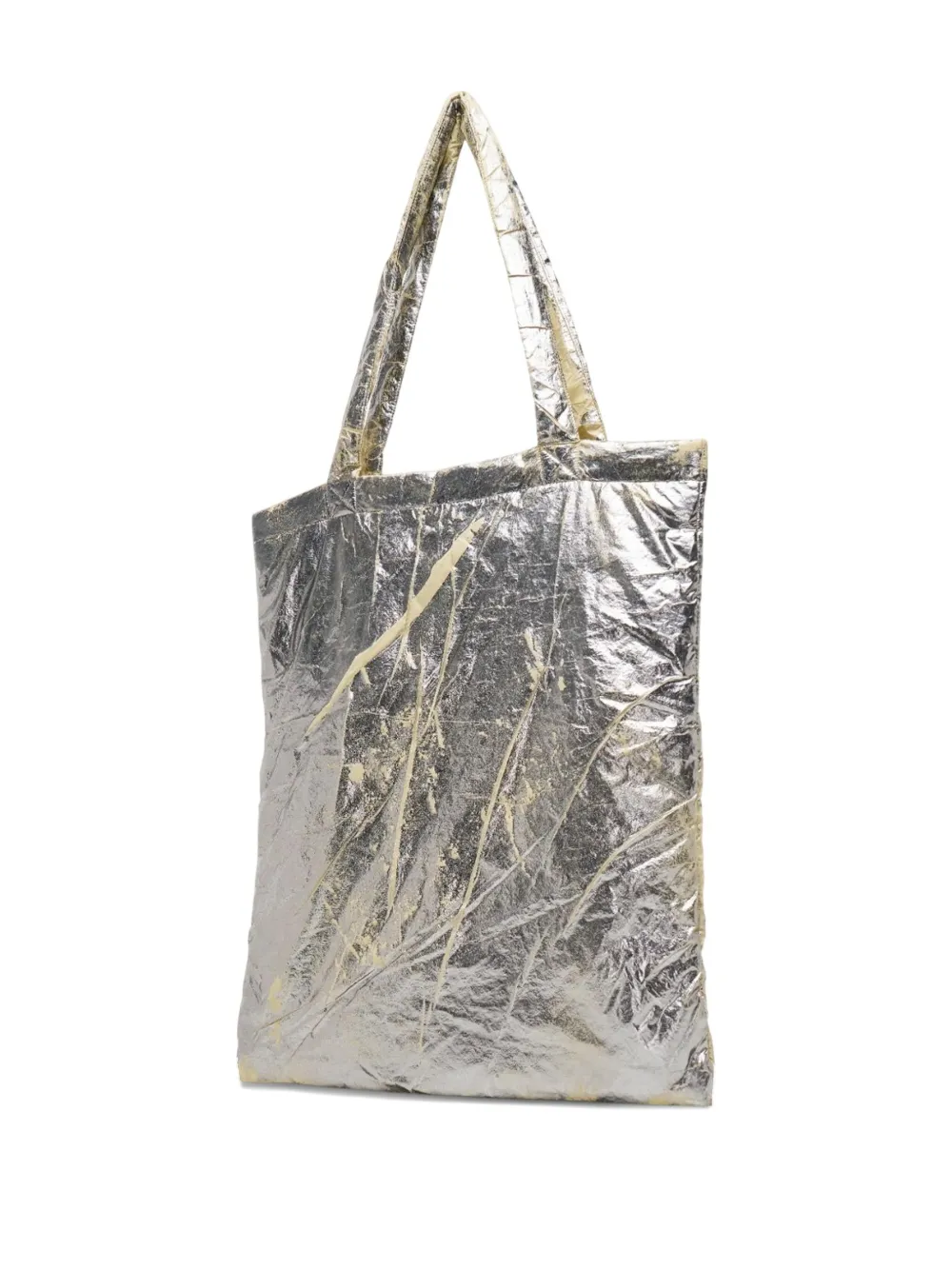 Rick Owens DRKSHDW palladium foil shopper tote bag | Image 2